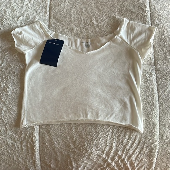 Brandy Melville Tops - NWT White Off the Shoulder Tee Shirt